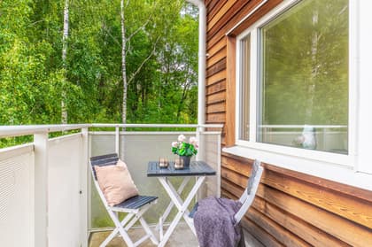 Balkong eller utsiktsbild