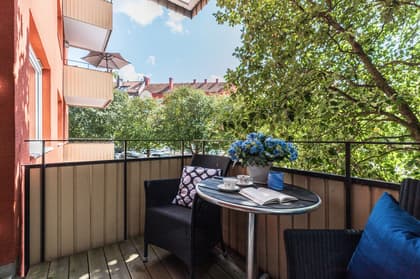 Balkong eller utsiktsbild