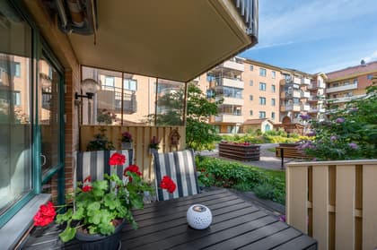 Balkong eller utsiktsbild