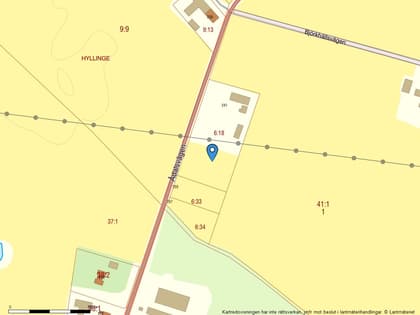 Illustrerad karta över fastigheten eller området