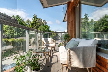 Balkong eller utsiktsbild