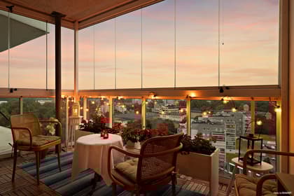 Balkong eller utsiktsbild