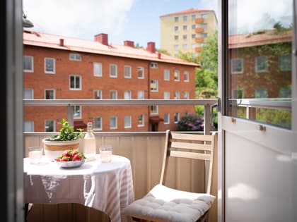 Balkong eller utsiktsbild