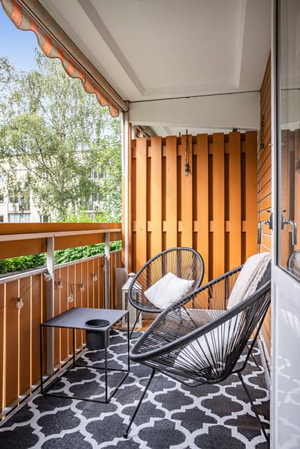 Balkong eller utsiktsbild