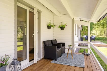 Balkong eller utsiktsbild