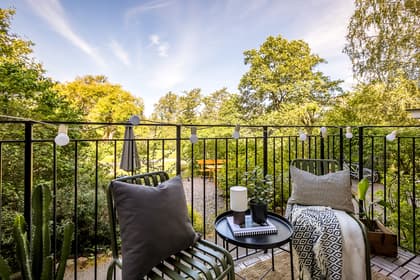 Balkong eller utsiktsbild