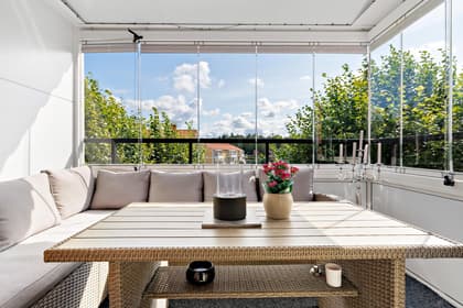 Balkong eller utsiktsbild