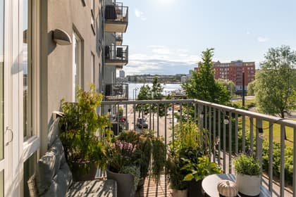 Balkong eller utsiktsbild