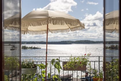 Balkong eller utsiktsbild