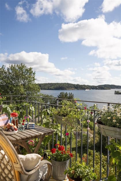 Balkong eller utsiktsbild