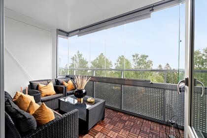 Balkong eller utsiktsbild