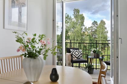 Balkong eller utsiktsbild