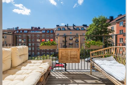 Balkong eller utsiktsbild