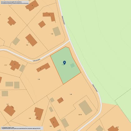 Illustrerad karta över fastigheten eller området