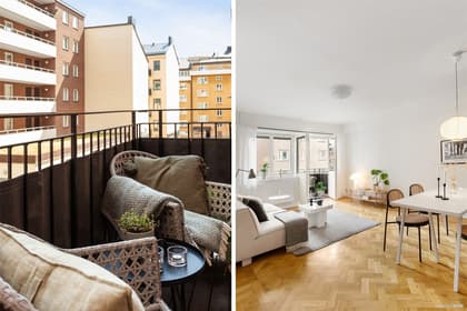 Balkong eller utsiktsbild