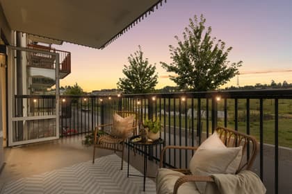 Balkong eller utsiktsbild