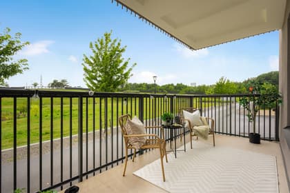 Balkong eller utsiktsbild