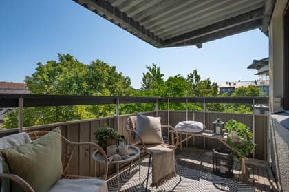 Balkong eller utsiktsbild