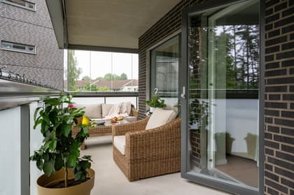 Balkong eller utsiktsbild