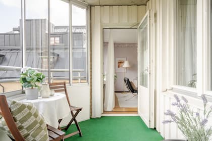 Balkong eller utsiktsbild