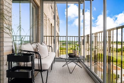 Balkong eller utsiktsbild