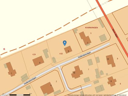 Illustrerad karta över fastigheten eller området