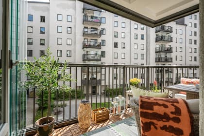 Balkong eller utsiktsbild