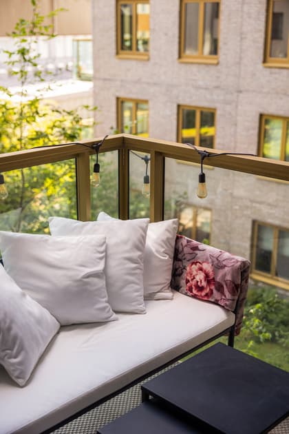 Balkong eller utsiktsbild