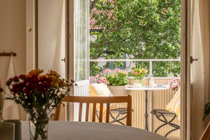 Balkong eller utsiktsbild