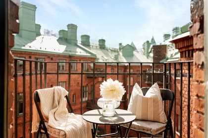 Balkong eller utsiktsbild