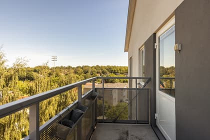 Balkong eller utsiktsbild