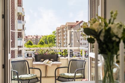 Balkong eller utsiktsbild