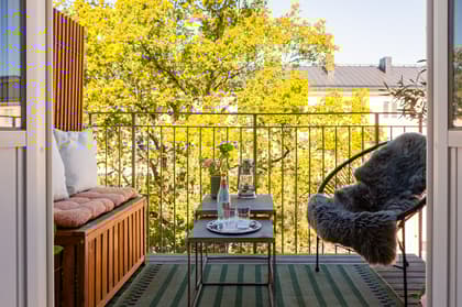 Balkong eller utsiktsbild