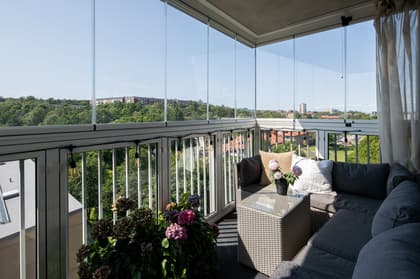 Balkong eller utsiktsbild