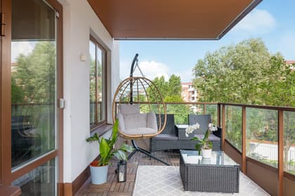 Balkong eller utsiktsbild