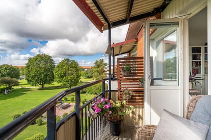 Balkong eller utsiktsbild