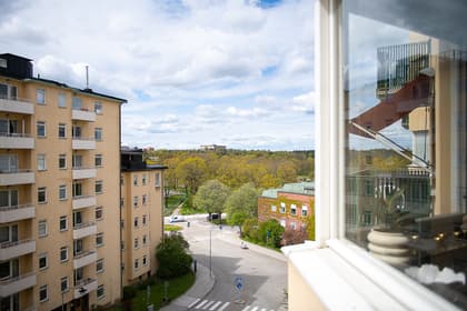 Balkong eller utsiktsbild