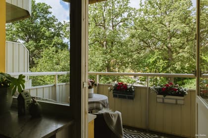 Balkong eller utsiktsbild