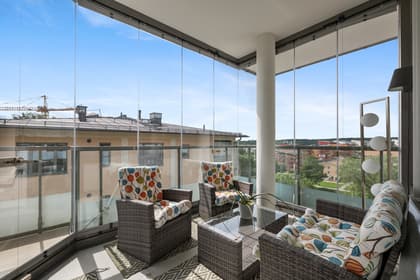 Balkong eller utsiktsbild