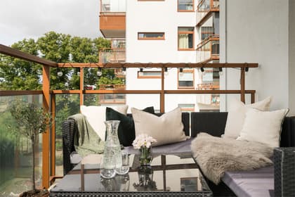 Balkong eller utsiktsbild