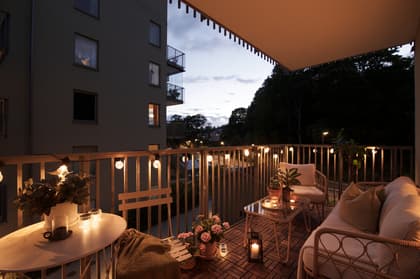 Balkong eller utsiktsbild