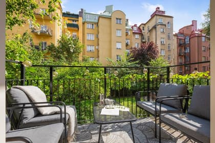 Balkong eller utsiktsbild