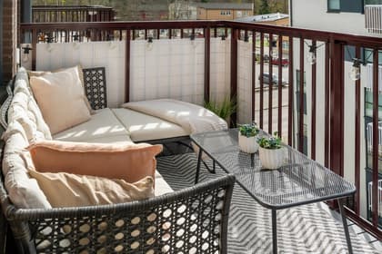 Balkong eller utsiktsbild