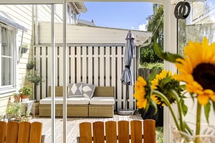 Balkong eller utsiktsbild