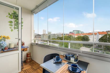 Balkong eller utsiktsbild