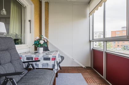 Balkong eller utsiktsbild