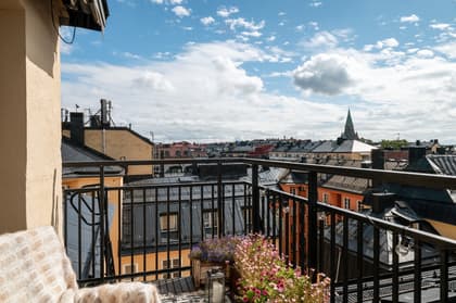 Balkong eller utsiktsbild