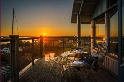 Balkong eller utsiktsbild