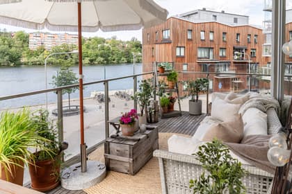 Balkong eller utsiktsbild