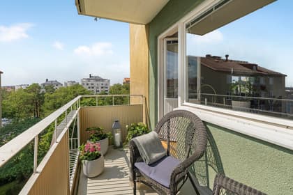 Balkong eller utsiktsbild